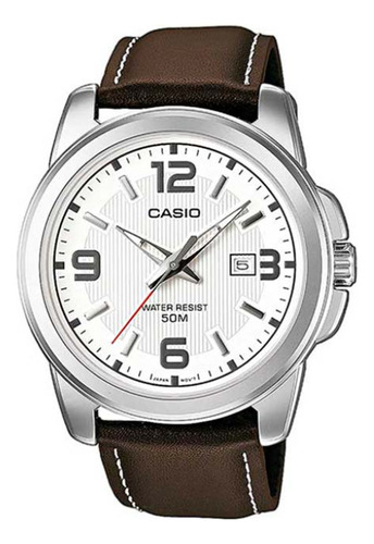 Reloj Casio (mtp-1314l-7avdf) Caballero/correa Cuero/fecha