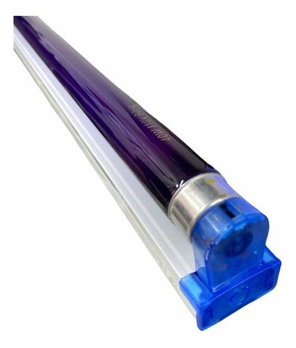 Lámpara Tubo Ultravioleta Luz Negra 120 Cm Con Enchufe
