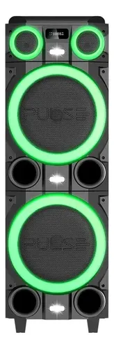 Torre De Som Pulse Sp518 2000w Rms Bluetooth Tws Led Duplo Bivolt