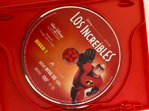 Dvd Los Increibles Disney Pixar Edicion Coleccion 2 Discos (Usado)