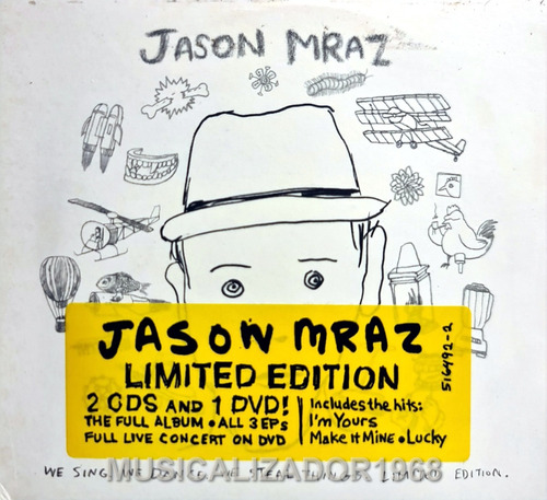 Jason Mraz - We Sing. We Dance. We Steal Things - 2 Cd + Dvd