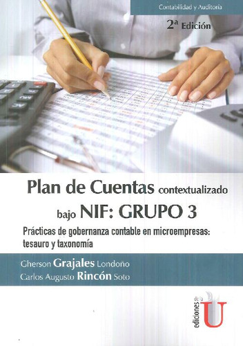 Libro Plan De Cuentas Contextualizado Bajo Nif : Grupo 3 De