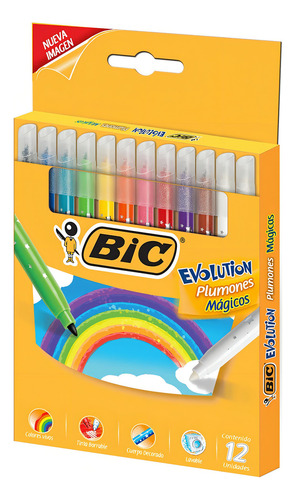 Plumones Mágicos Lavables Bic Evolution