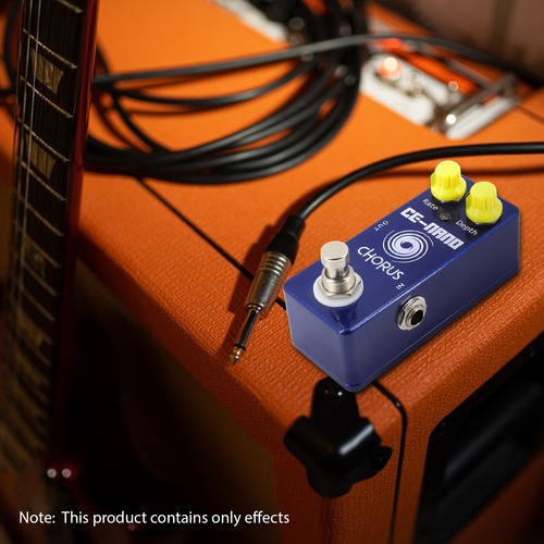 Pedal Para Miniguitarra Chorus, True Bypass, Aleación De Zin