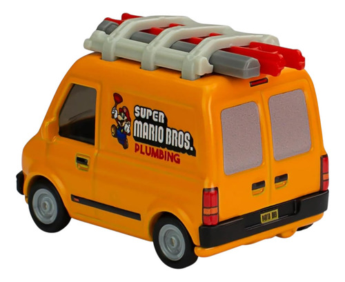 Hot Wheels Vehículo Mario La Película Van De Plomero Color M