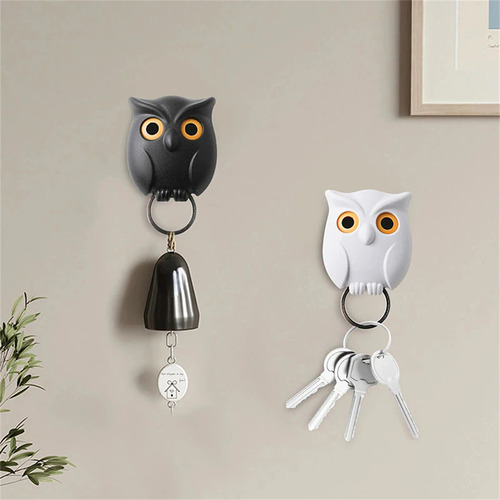 Llavero Magnético Hooks Owl, Bonitos Ganchos Que Parpadean A