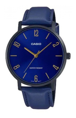 Reloj Casio Mtp-vt01bl-2budf Azul Hombre