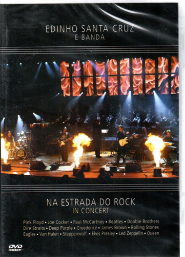 Dvd Edinho Santa Cruz E Banda - Na Estrada Do Rock