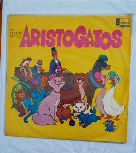 Aristogatos El Cuento La Musica Las Canciones Disney Vinilo
