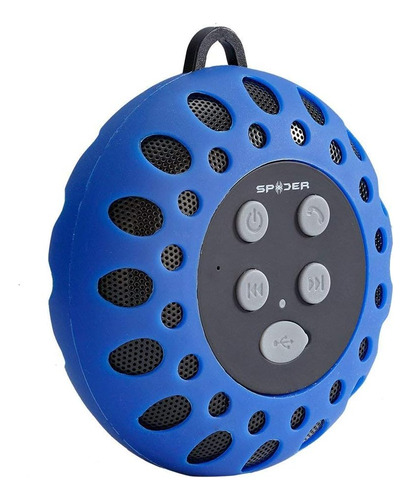 Altavoz Bluetooth A Prueba De Agua Spider Bt803 Azul