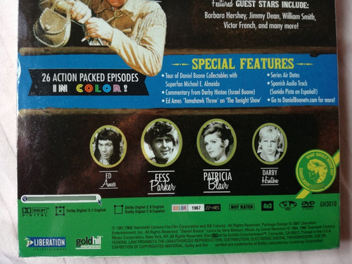 Daniel Boone - Dvd - Precio Por Una Temporada Original
