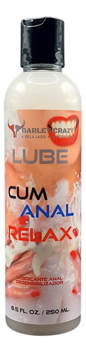 Garley Crazy Lube Cum Anal Relax 8.5fl.oz/250ml Semen Artificial Desensibilizador Anal