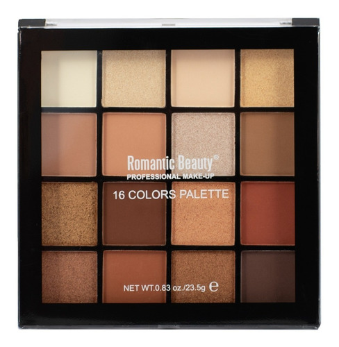 Paleta De Sombras 16 Tonos Romantic Beauty