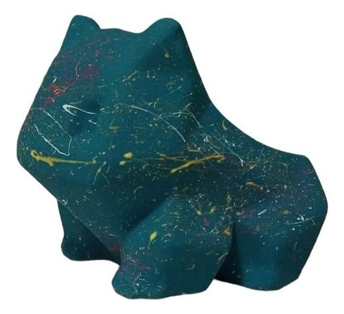 Maceta Geométrica Bulbasaur Pokémon Color Azul