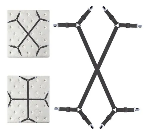 - Clips Sujeta Sujetadores Para Sábanas Cama Elasticos 2 Set