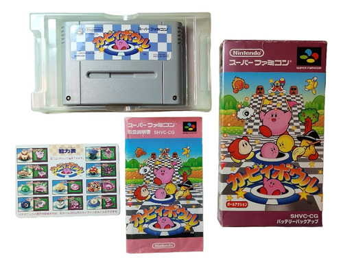 Kirby Dream Course Japonés Con Caja Y Manual Snes S Famicom (Reacondicionado)