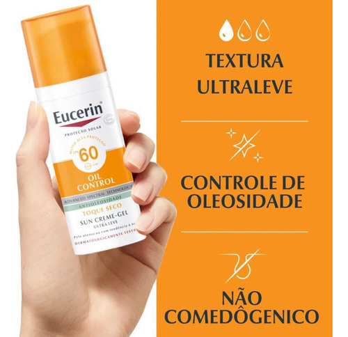 Protetor Solar Eucerin Sun Oil Control 125ml Fps 60