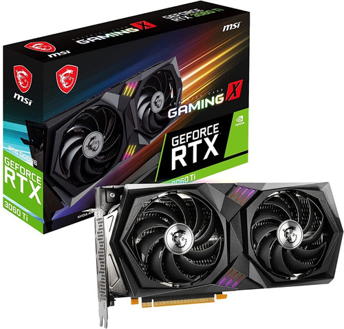 Tarjeta De Video Msi Rtx3060 Ti Gaming X 8gb Gddr6 Nividia 