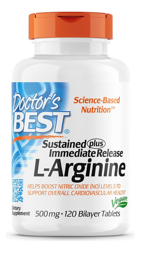 Doctor's Best Sustained Plus Immediate Release L-arginine