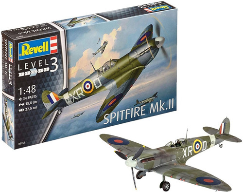 Spitfire Mk.ii Escala 1/48 Revell 03959