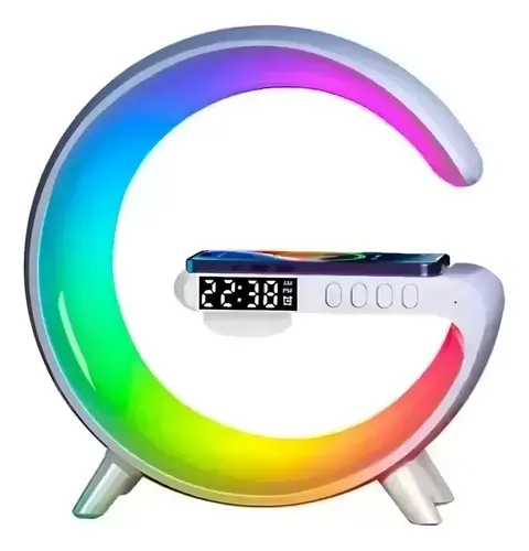 Luz Dahua Lamp G63 color blanco con pantalla color negro 15cm x 6cm x 15cm de diámetro