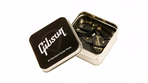 Palhetas Gibson Celulóide Aprgg50 74t Fina (lata Com 50)