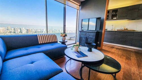 Top Amoblado 2 Dorm. Vista Tranquilo. El Golf En Las Condes