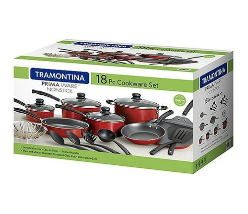 Batería Para Cocina 18 Piezas 80119/567 Primaware Tramontina