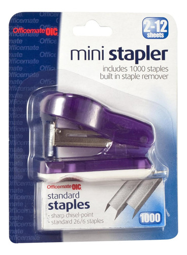 Officemate Mini Grapler Con 1000 Productos Básicos Estándar,