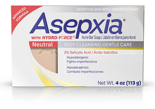 2 X Jabón Facial Hipoalergénico Con Ácido Salicílico 113g