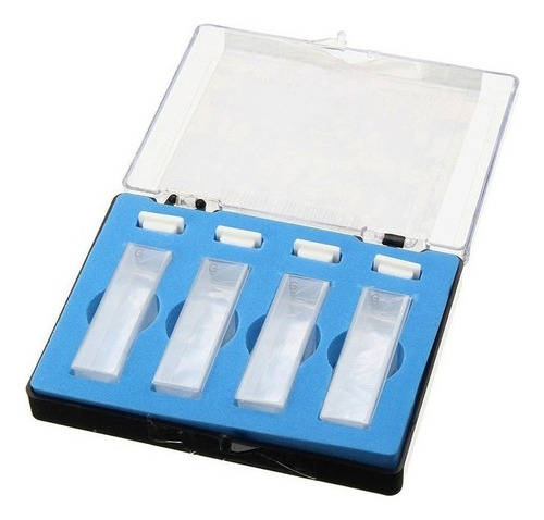 A Cubeta De 3,5ml 4 Células Visíveis, 10mm, Quartzo/vidro