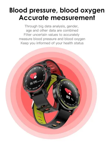 Reloj inteligente l8 para hombre ip68 hotsell