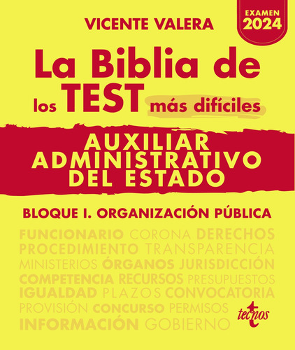 La Biblia Test Más Difíciles Auxiliar Administrativo -   - *