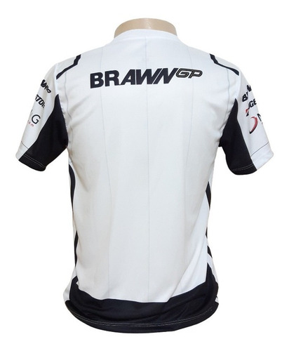 Imagem 2 de 4 de Camiseta Barrichello Brawn - Branca