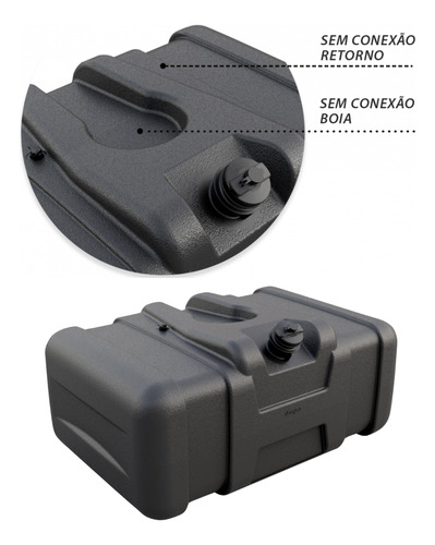 Tanque Combustível Auxiliar 300 Litros Completo C/ Suportes