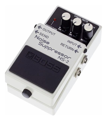 Pedal De Efecto Compacto Boss Noise Suppressor Ns-2 Color Blanco