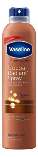  Hidratante Corporal En Spray  Vaseline Cocoa Radiant 184gr