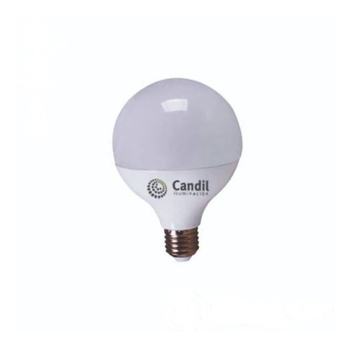 Imagen 2 de 10 de Lampara Foco Led Bocha Chica E27 12w Calida 3000k Candil