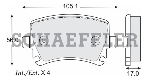 Balatas De Disco Traseras Seat Exeo 2011 Ruville