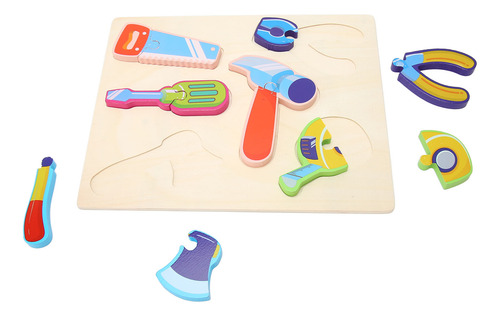 Puzles De Madera Para Niños Que Combinan Herramientas Para E
