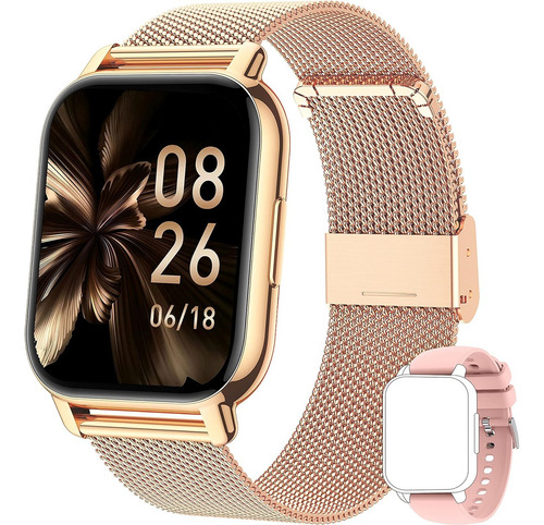 Bluetooth Llamada Mujer Smartwatch Hombre Deporte Mirar