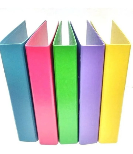 Carpeta A4 2 Anillos 20 Mm Colores Calidad Premium Color Azul