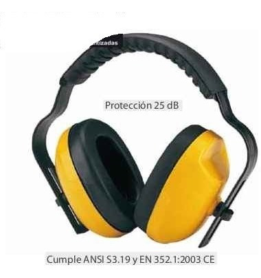 Imagen 1 de 3 de Protector Auditivo Copa Tapones Oidos Ruido Con Envio Gratis