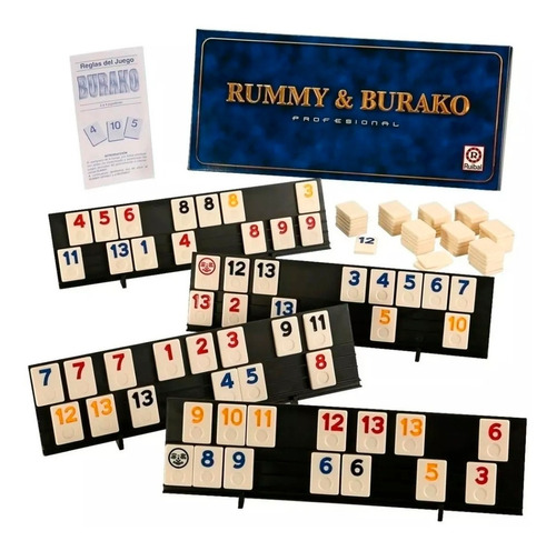 Juego De Mesa Rummy Burako Profesional Ruibal