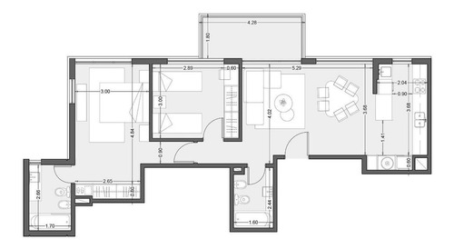 Imagen 21 de 23 de En Venta 3 Ambientes En Piso Alto Con Lindisima Vista Abierta Desde Todos Los Ambientes