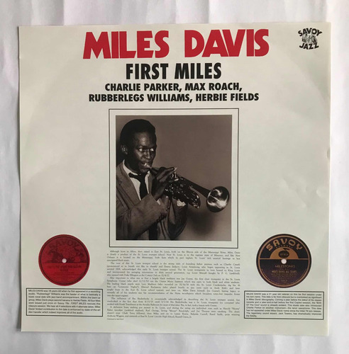 Lp - Miles Davis - First Miles - Importado - Vg+