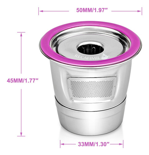 Embudo Keurig Mini Plus 1.0 Cápsulas 2.0 Reutilizables Para
