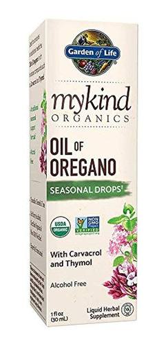 Garden Of Life Mykind Organics Aceite De Orégano Estacional