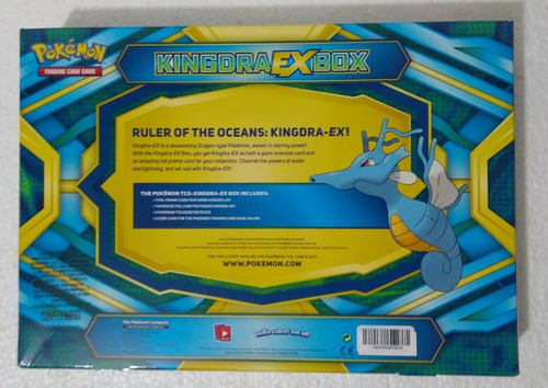 Pokemon Tcg Kingdra Ex Box/sun And Moon Pack Cla