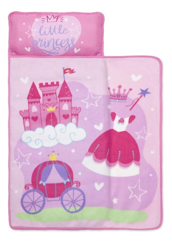 Funhouse   Princess Kids Nap Mat Set - Includes Pillow ...